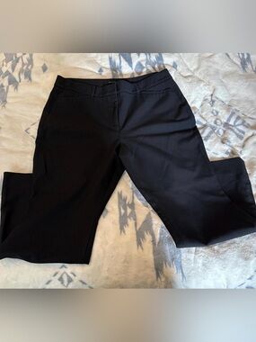 White House Black Market Black wide-Leg Dress Trousers